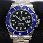 Rolex Unworn Submariner Date "Cookie Monster" Ref 126619LB 18K Gold Black